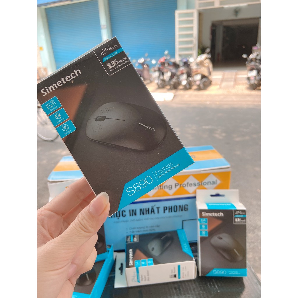 CHUỘT KHÔNG DÂY SIMETECH - S890 | Shopee Việt Nam