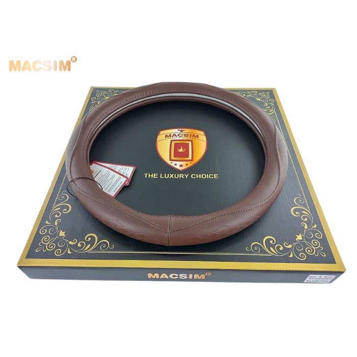 Bọc vô lăng ô tô Macsim mã 8892 da thật cao cấp-khâu tay-lõi cao su non | BigBuy360 - bigbuy360.vn