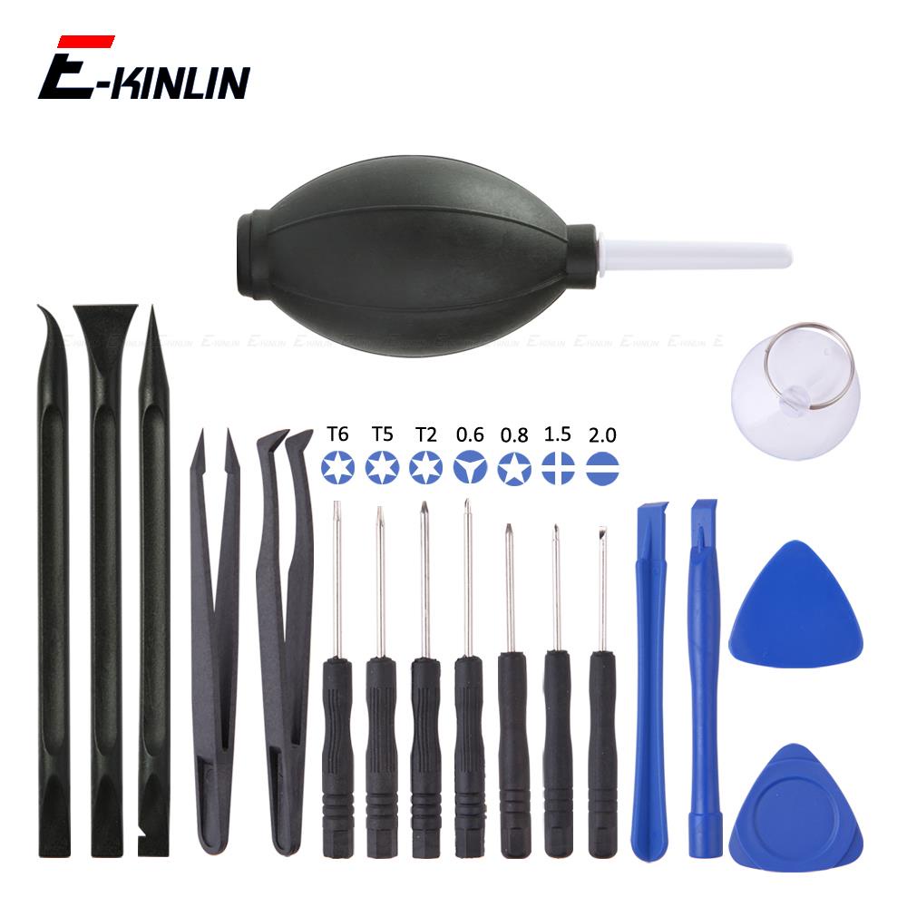 E-kinlin 18 Trong 1 Điện Thoại Di Động Spudger Pry Nhíp Tua Vít Bits Máy Thổi Cho iPhone Tháo Lắp Công Cụ Mở