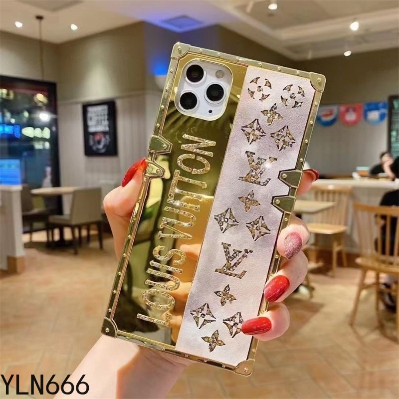 Huawei NOVA 2S 3i 4 4E 5 5i 5PRO NOVA6 6SE NOVA7i 7 7SE 7PRO 8 8PRO 9 9SE 10 10PRO P20 P30 P40 P50 PRO Vỏ điện thoại gương vàng thời trang Vỏ bảo vệ chống rơi