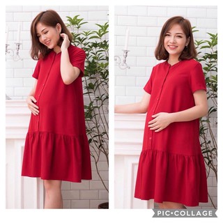 Đầm bầu - váy bầu - váy sau sinh chất nhẹ mát không nhăn