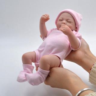 Búp bê em bé sơ sinh 28cm kèm quần áo chân thật
