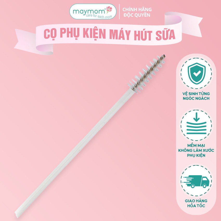 Mô tả Cọ Phụ Kiện Maymom, Vệ Sinh Cổ Nối Phễu Hút Sữa, Chuyên Dụng Cho Việc Vệ Sinh Những Ngóc Ngách Nhỏ (1 cái) - 2