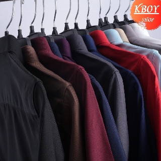 Áo Sơ Mi Nam Cotton Spandex Vải Co Giãn, Tay Dài, Form Slimfit Mềm Mịn Thấm Hút Tốt, Bigsize Dễ Phối Đồ - A068-1