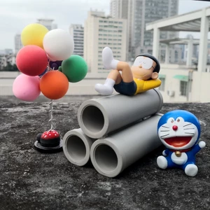 Mô hình Nobita và Doraemon tuổi thơ bày taplo ô tô, bàn làm việc, quà tặng