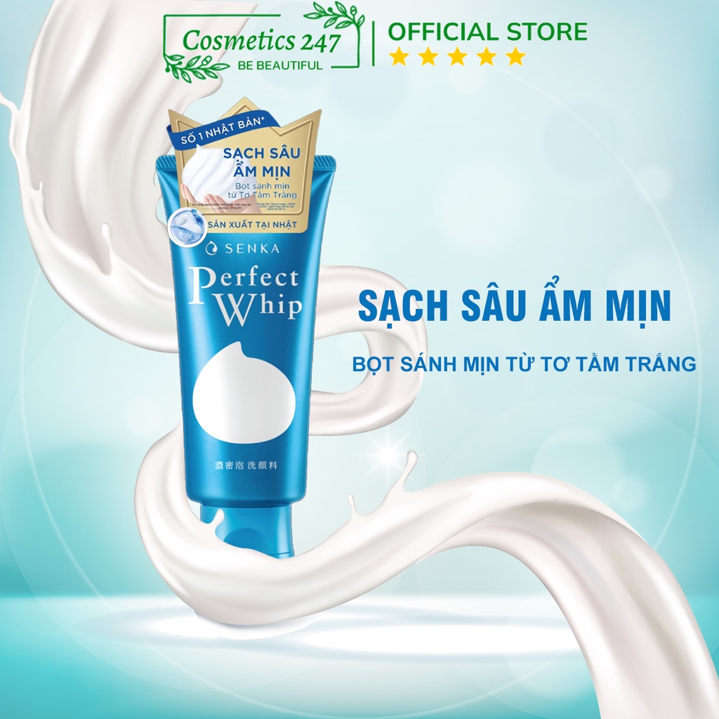 Ảnh Sữa rửa mặt Senka Perfect Whip 120G 4