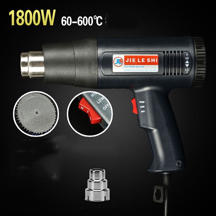 Máy khò nhiệt màng co đóng gói hàng hóa 1800W