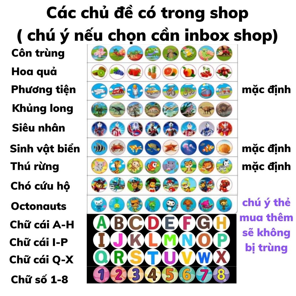 Đèn pin chiếu hình cho bé 80 hình sắc nét nhiều hình động vật đáng yêu