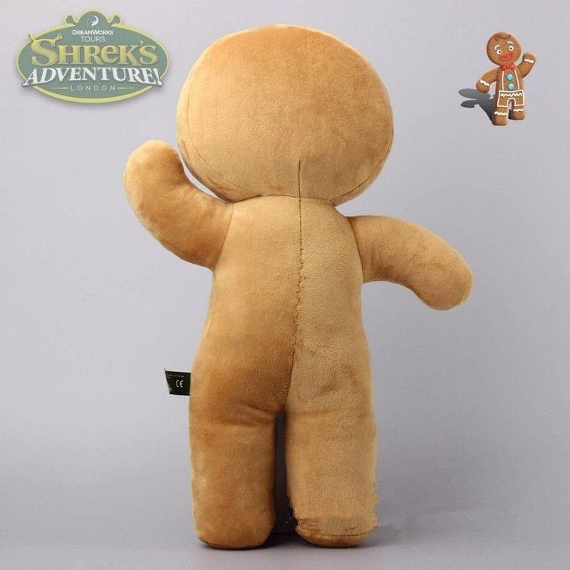 Shrek Adventure Gingerbread Man Gingy Sang Trọng Đồ Chơi Thú Nhồi Bông Mềm Trẻ Em