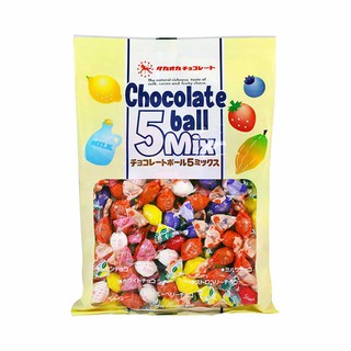 Kẹo Socola viên vị tổng hợp Takaoka Chocolate Ball 5Mix 155g