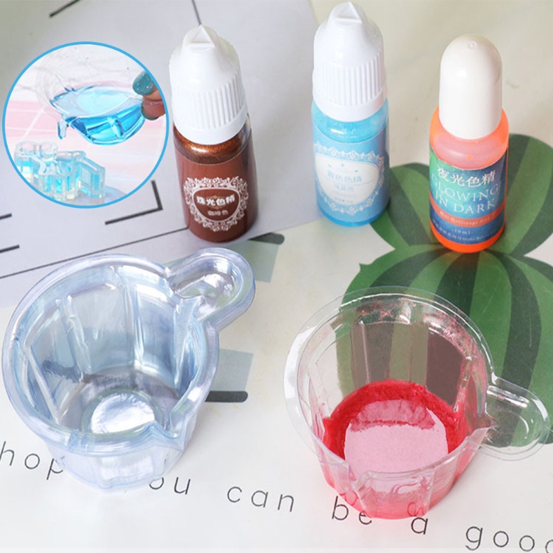PPY 200 Miếng Trộn Cốc Nhựa Trong Suốt Dùng Một Lần cho Pha Chế và DIY Nhựa Epoxy Trang Sức