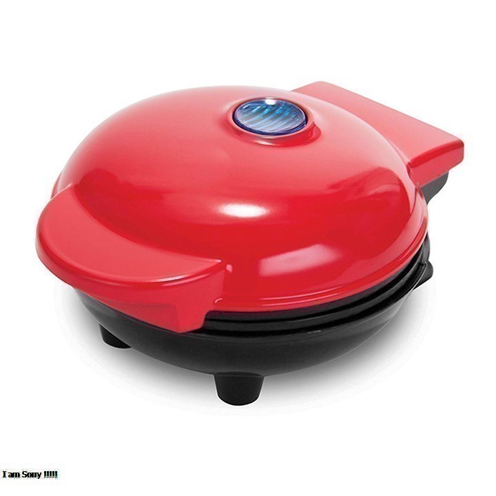 Máy kẹp nướng bánh waffle 350W gia nhiệt kép, chống dính telfon siêu bền