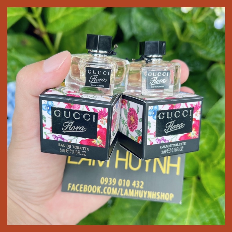 N C Hoa Mini Gucci Flora Edt Ml Shopee Vi T Nam