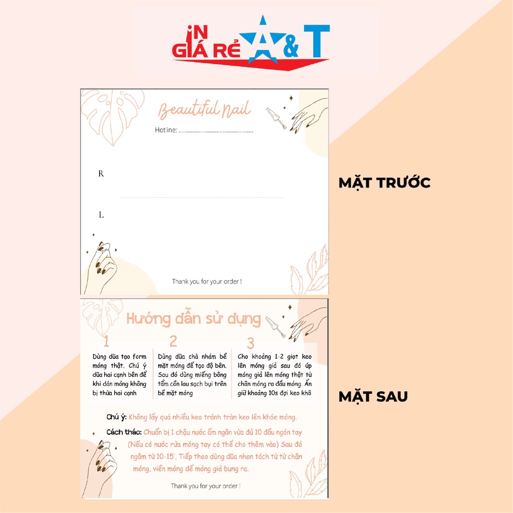50 TAG GẮN NAILBOX, THẺ GẮN NAILBOX, NHÃN GẮN NAILBOX, BÌA GẮN NAILBOX-M1