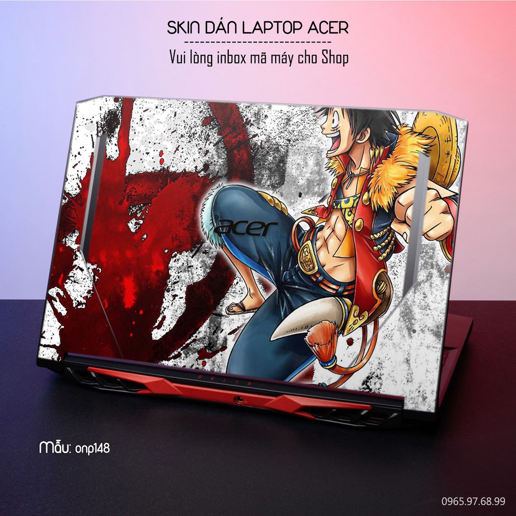 Dán decal cho các dòng Laptop Acer in hình OnePice cực đẹp