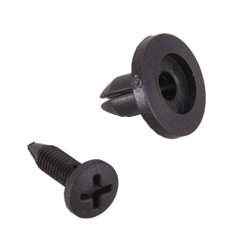 Bộ 50 6mm Nhựa Đẩy Loại Đinh Tán Cản Pin Kẹp
