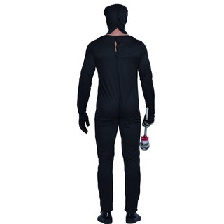 Áo Liền Quần Xương Người Cho Lễ Hội Halloween - Trang Phục Cosplay Kín Đen