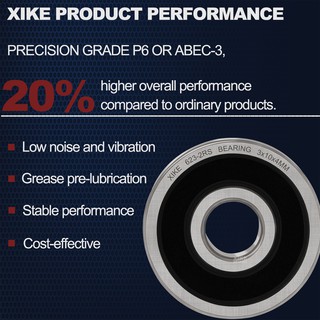XIKE 623-2RS 624-2RS 625-2R 626-2 627-2RS 628-2RS 629-2RS 6200-2RS 6201 / 6202 / 6203 / 6204 / 6205 / 6206 / 6207 Vòng bi 2RS