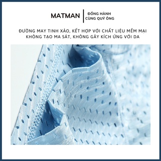 Quần Lót Lưới Nam Co Giãn 4 Chiều, Quần Sịp Đùi Nam Thông Hơi, Quần Boxer Nam Lưới Thoáng Khí