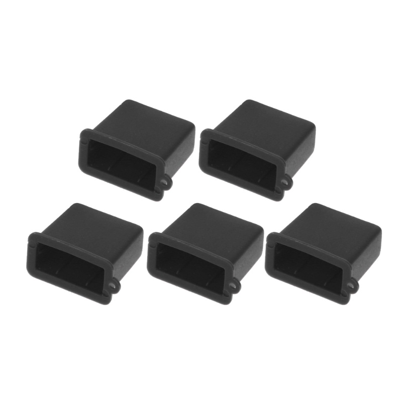 Ppy 5 Bộ USB Chống Bụi Cắm Nút Chặn Loại A Nam Nắp Bảo Vệ
