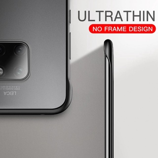 Ốp điện thoại không viền mờ Huawei P20 P30 P40 p50 P60 Mate 10 20 30 40 50 60 Pro Honor 20 Pro Vỏ bảo vệ kim loại trần siêu mỏng T02