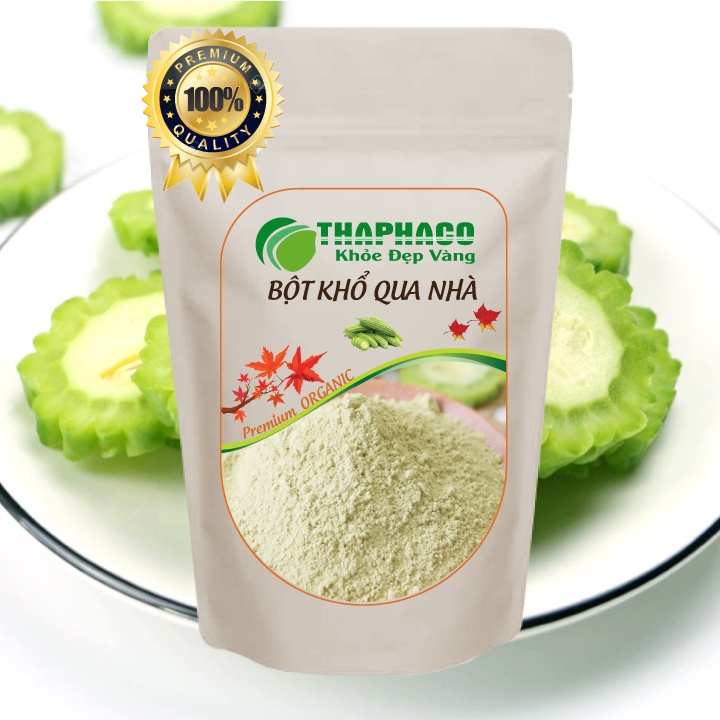 [HCM] Bột Trái khổ Qua Nhà 100g Uống Làm Đẹp Dưỡng Da, Ngừa Mụn THAPHACO