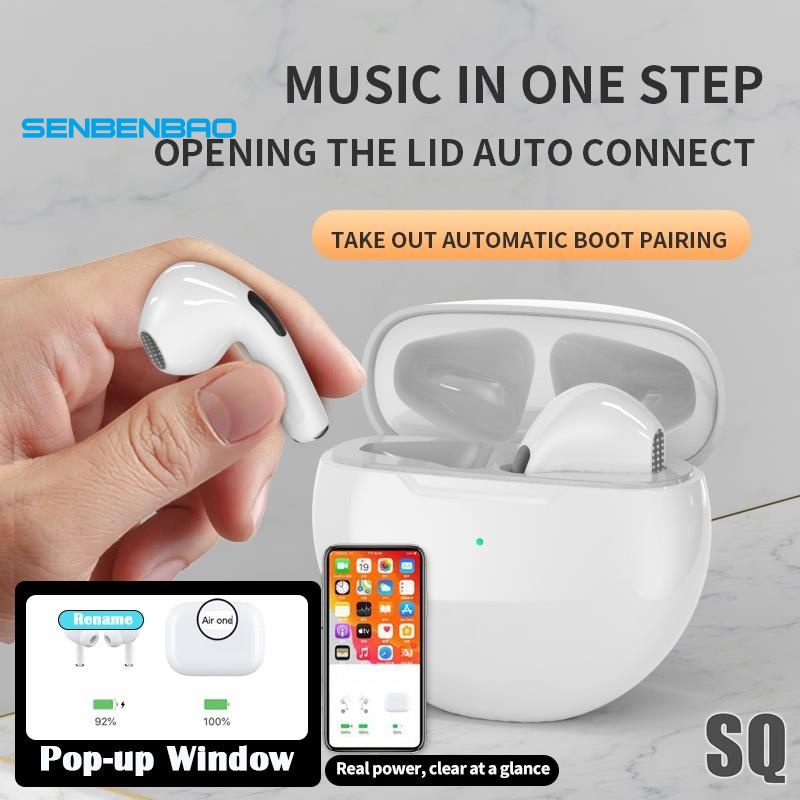 Tai Nghe Bluetooth Không Dây Pro6 TWS Pro 6 Chống Thấm Nước Chất Lượng Cao