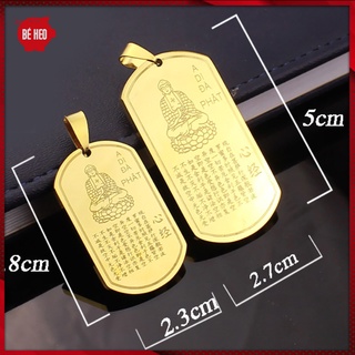 Dây chuyền nam bát nhã tâm kinh dây dù Thái Trang sức Bé Heo BHDC284