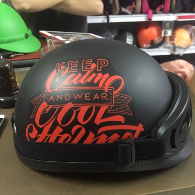 Nón 1/2 đầu Racing Thailand kèm kính UV | Shopee Việt Nam