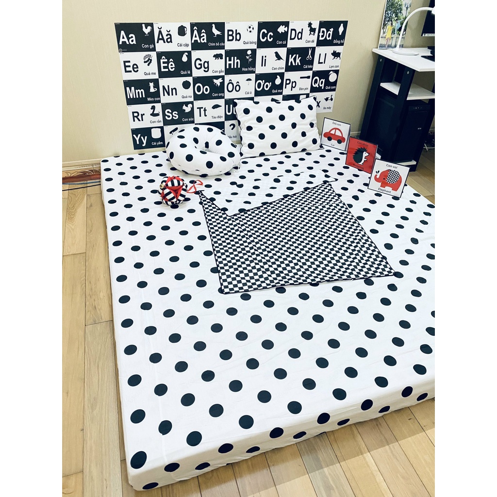 GA, GỐI, CHĂN Kích Thích Thị Giác KIWI'S MOM - 100% Cotton Hàn - In kỹ thuật số - Tuyệt đối không phai màu
