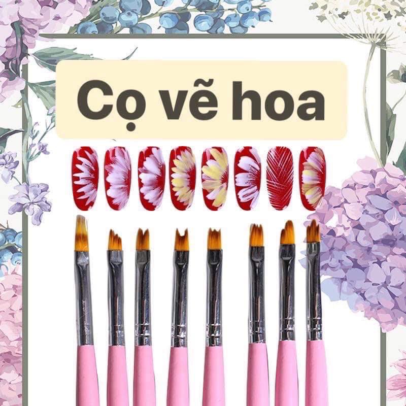Cọ vẽ HOA CÚC(set 8 cây) | Shopee Việt Nam