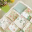 A02/Đệm MỎNG lót ghế hoa nhí retro phối vải ren phòng cách Nhật Decor trang trí nhà bàn học bếp sàn gỗ cotton chần bông