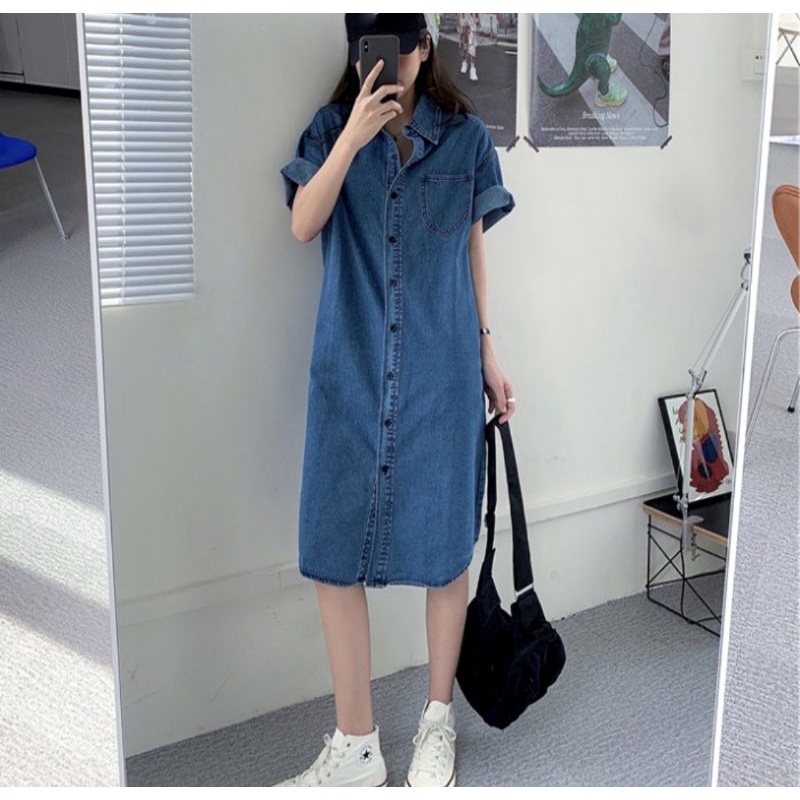 đầm sơ mi jeans giá tốt Tháng 5, 2024 | Mua ngay | Shopee Việt Nam