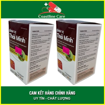 Viên Uống Bình Vị Thái Minh hỗ trợ cải thiện & giảm thiểu các biểu hiện của viêm loét dạ dày 80v