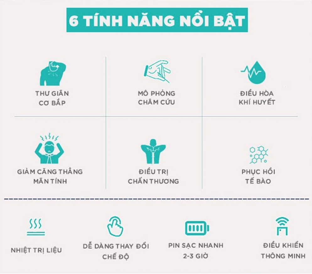 Mô tả Máy Massage Cổ Vai Gáy Chuyên Sâu KINGTECH ST-304 - Giảm Đau Mỏi Hiệu Quả Bằng Xung Điện Kết Hợp Nhiệt Trị Liệu - 2