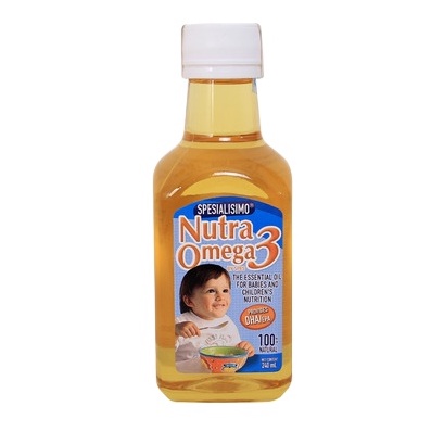 Ảnh Dầu cá ăn dặm Nutra Omega 3 nhập khẩu Chi Lê 240ml - Bổ sung DHA & EPA cho trẻ từ 7 tháng tuổi_(HiPP) 1