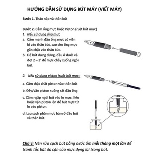Bút máy Nhật Preppy 0.2 ,êm trơn
