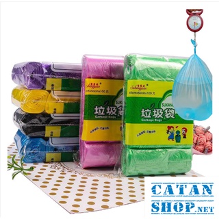 Set 5 cuộn túi rác size 45x50cm sinh học tự hủy bảo vệ môi trường GD556-Set5TR