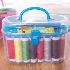 Bộ kim chỉ đa năng, hộp đồ may vá mini, Hộp kim chỉ khâu vá tiện lợi