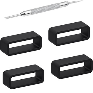 Set 4 Vòng Cao Su Silicone Thay Thế Cho Đồng Hồ Đeo Tay 12 14 16 18 20 22 24 26Mm