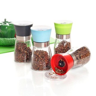 Cối Xay Tiêu Cầm Tay Tiện Dụng Bằng Thủy Tinh Có Tay Vặn Tiện Lợi ( Giao ngẫu nhiên mẫu)
