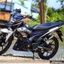 Tem rời cao cấp, RS Sonic dán xe trắng xanh. Decal chống nước, bền màu, công nghệ mới, kích thước chuẩn