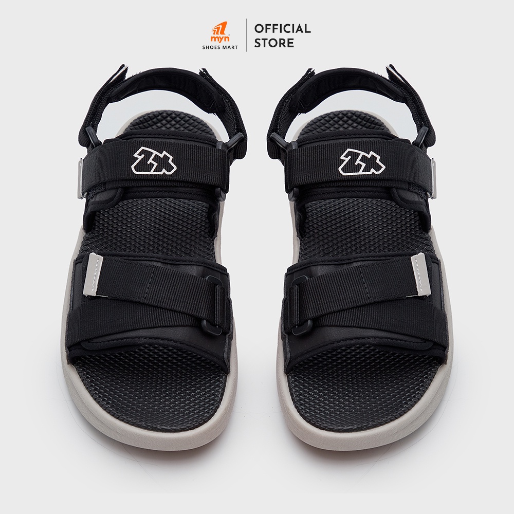 Mô tả Sandal 2 quai ZX 2822 Black Grey bản to có thể tháo quai hậu đế Phylong EVA 3.5cm cá tính - 3