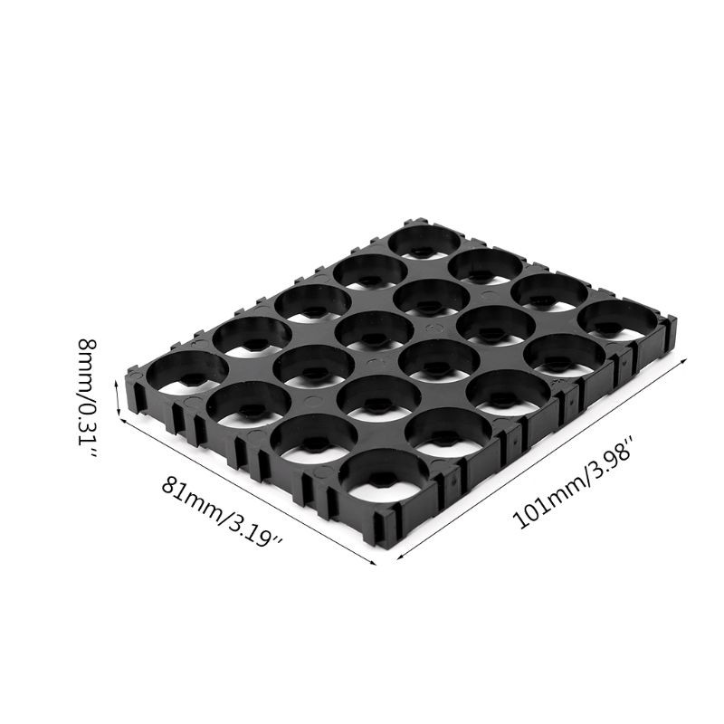 Set 10 khay đựng pin 18650 4x5 chuyên dụng