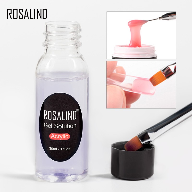 Ảnh Rosalind 30ml Làm Sạch Bàn Chải Nước 1 Cái Loại Bỏ Gel Sơn Móng Tay Từ Bàn Chải Móng Tay Nghệ Thuật Dụng Cụ 6 Màu 1
