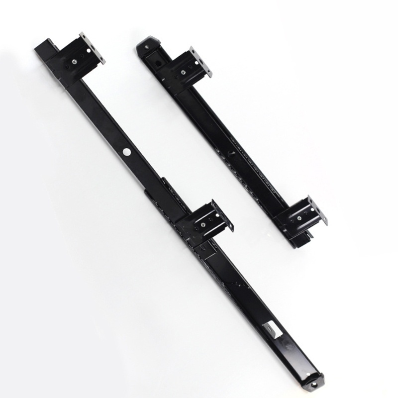1 Pair Height-Adjustable Guides with  Bearing for Drawer Keyboard Shelf