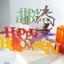 Flgo Halloween Chữ Trang Trí Khuôn Nhựa Epoxy Thủ Công DIY Để Trang Trí Nhà Cửa