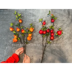 Cành lựu giả 6-9 quả - ảnh thật 100%
