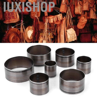 [Ready Stock] Iuxishop Bộ 7 Dụng Cụ Lỗ Lỗ Tròn Chuyên Cho Đồ Da
