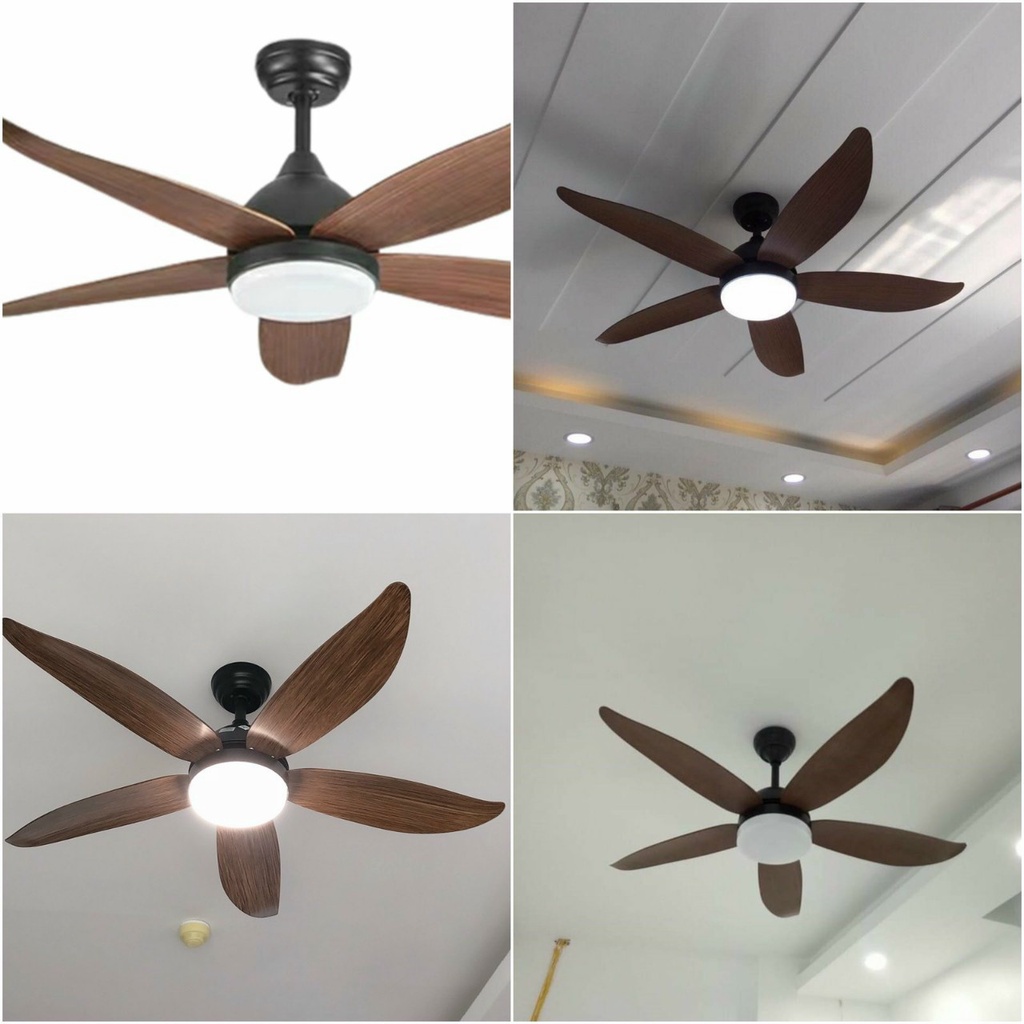Ảnh Quạt trần đèn  SuperVilighting, MS: S117, Động cợ DC 50W inveter tiết kiệm điện, Động cơ đồng 100%, Bảo hành 48 tháng 4